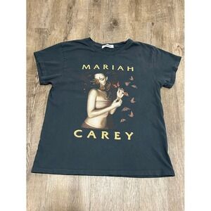Mariah Carey Graphic Tee Size L Y2K Pop Icon Butterfly Aesthetic Band Tee